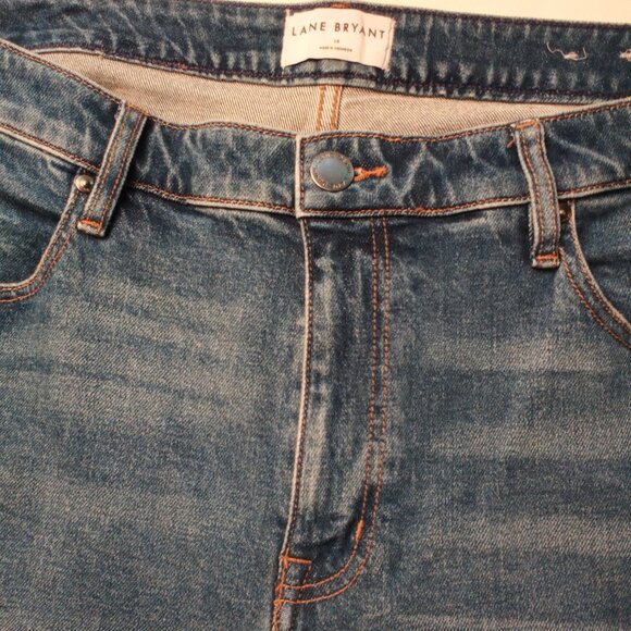 Lane Bryant Jeans Size 18 Flex Magic Waistband Mid Rise Relaxed Straight - Picture 4 of 10
